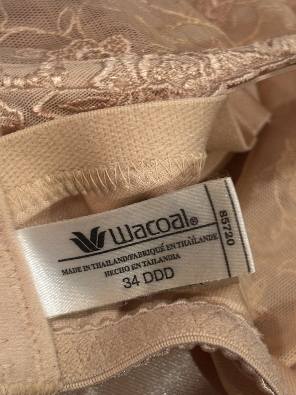 Wacoal Nude Lace Bras - Picture 6 of 6